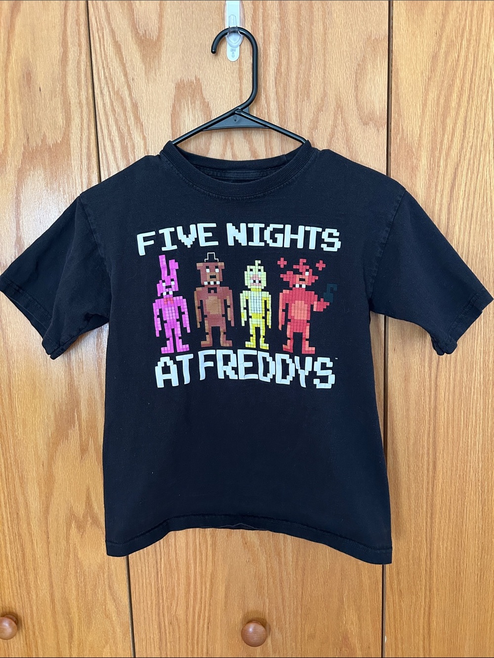 Five Nights at Freddy's Kids Black Graphic Tee S
